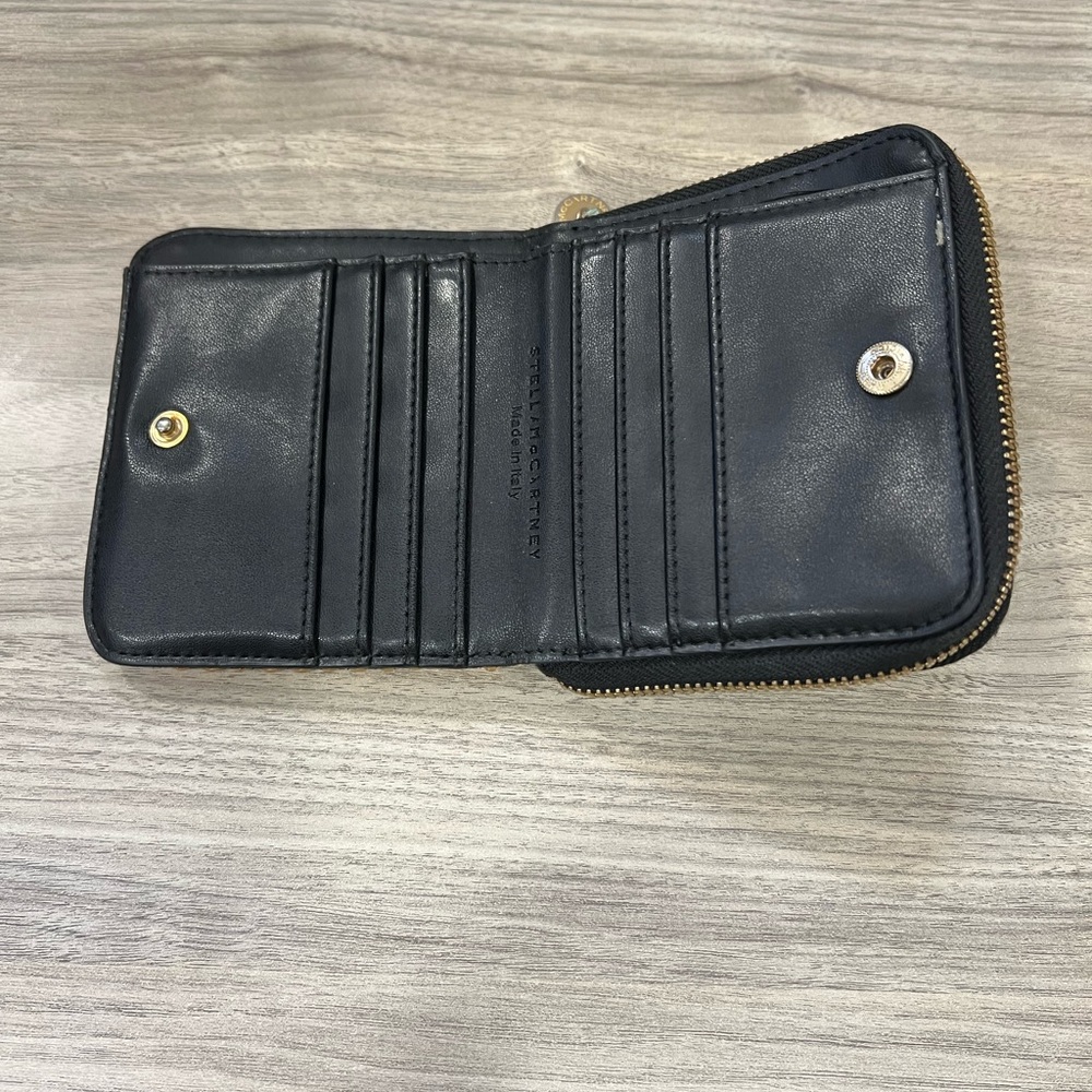Stella McCartney Falabella zip-around compact wallet EUC - Picture 2 of 5